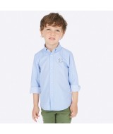 Рубашка для мальчика (с логотипом),Mayoral 4120-082