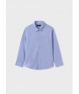 Рубашка для мальчика (голубая), Mayoral 874-052