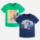 Комплект из 2-х футболок (зеленый/синий), Mayoral 