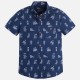 Рубашка для мальчика(синия),Mayoral 