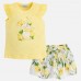 Комплект для девочки: юбка, футболка (цветы),Mayoral 