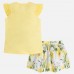 Комплект для девочки: юбка, футболка (цветы),Mayoral 
