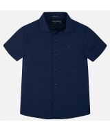 Рубашка для мальчика (синяя), Mayoral 6144-092