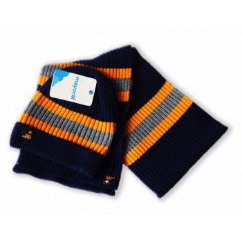 Комплект:Шапка+шарф для мальчика (синий), Mayoral