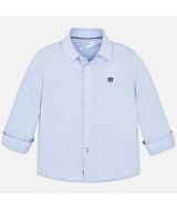 Рубашка для мальчика (голубая),Mayoral 146-050