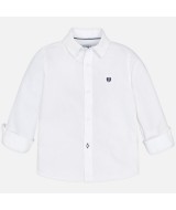 Рубашка для мальчика (белая),Mayoral 146-049