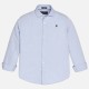 Рубашка для мальчика(голубая), Mayoral  874-043
