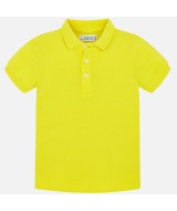 Рубашка-поло для мальчика (желтая), Mayoral 150-014