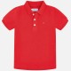 Рубашка-поло для мальчика (красный), Mayoral 150-019